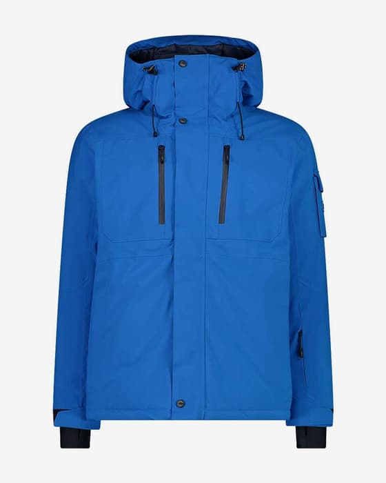 Chaqueta con capucha CMP Mechanical Stretch Loose azul eléctrico