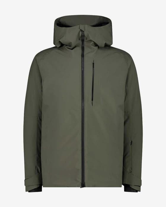 Chaqueta con capucha CMP Mechanical Stretch Loose verde grisáceo