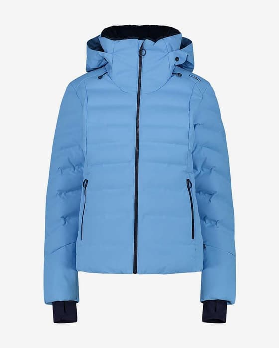 Chaqueta con capucha CMP Aprés Ski Padded azul cielo mujer
