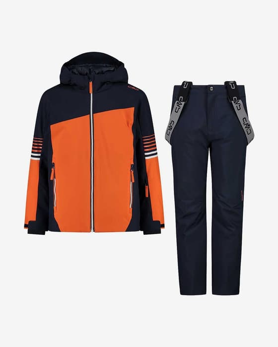 Conjunto CMP Twill Ski naranja azul marino niño