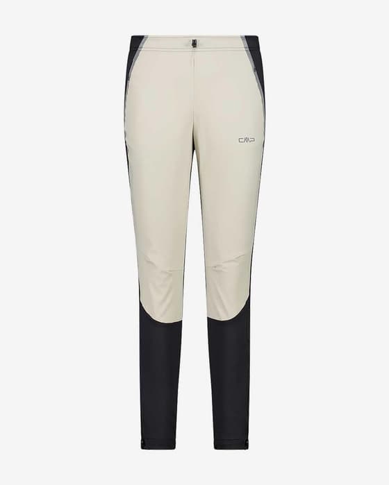 Pantalón largo CMP Unlimitech Windproof Ski Touring blanco vainilla mujer