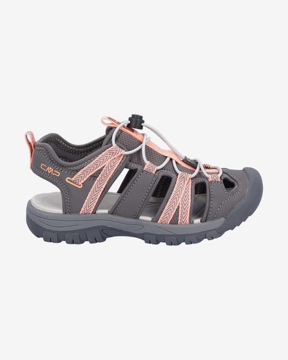 Sandalias CMP Theseus gris oscuro naranja infantil