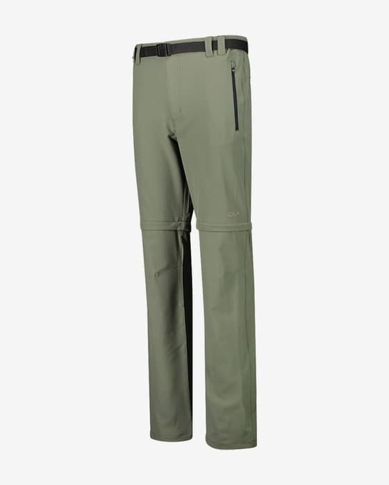 Pantalón convertible CMP Zip Off Stretch Polyester verde negro