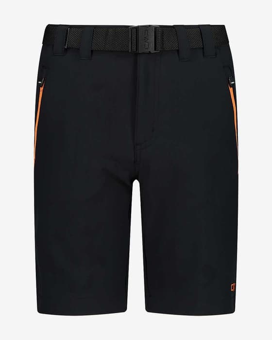 Pantalón corto CMP Stretch gris oscuro naranja infantil