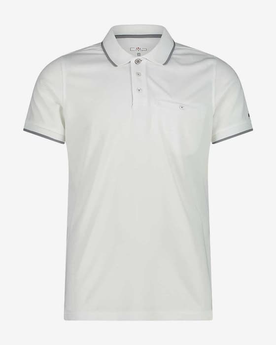 Polo CMP Quick-Drying manga corta blanco