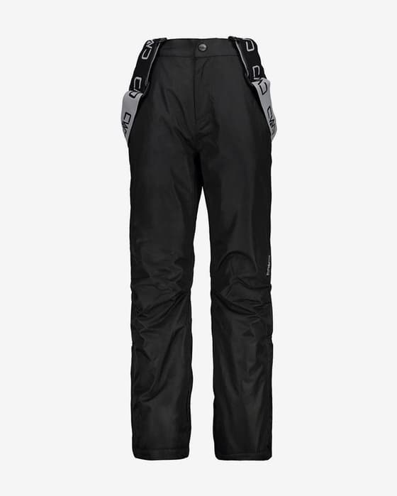 Pantalón largo CMP Salopette Twill Ski negro niño