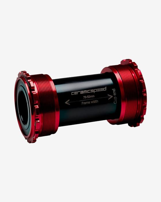 Eixo pedaleiro CeramicSpeed T45 para SRAM GXP Road vermelho