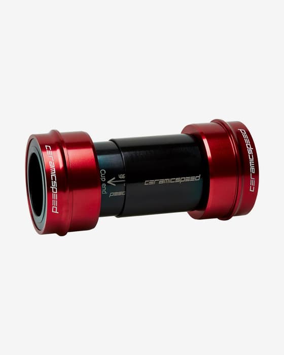 Eixo pedaleiro CeramicSpeed PF30 para SRAM DUB Road vermelho