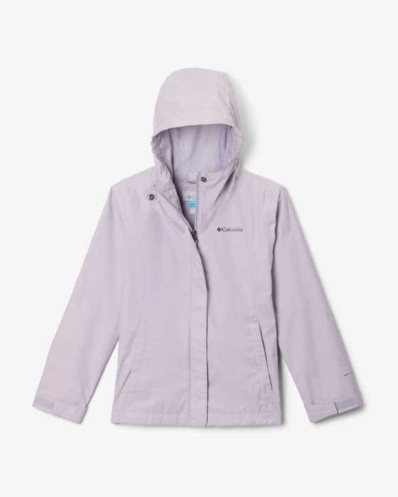 Casaco com capucho Columbia Arcadia II violeta claro infantil