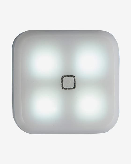 Luz Columbus Outdoor Square blanco negro