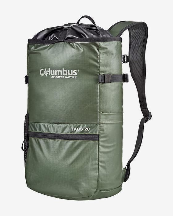 Mochila Columbus Outdoor Taos 20L verde kaki
