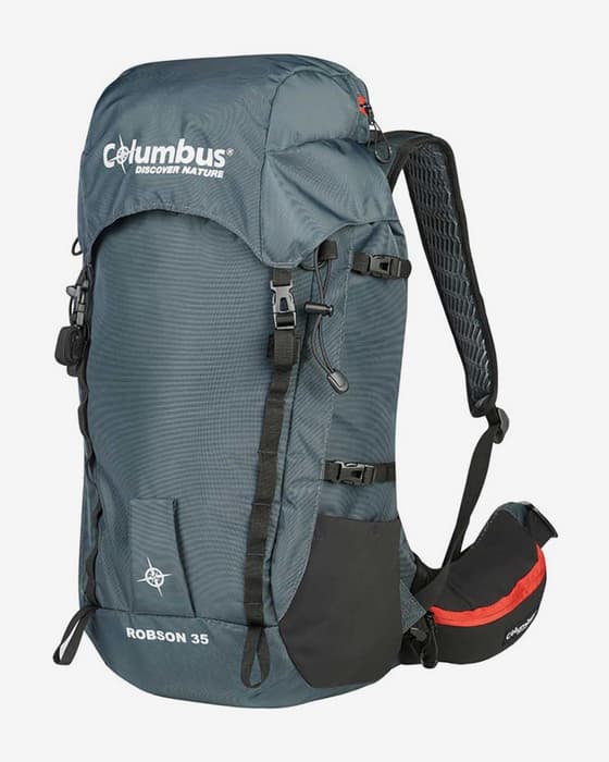 Mochila Columbus Outdoor Robson 35L gris oscuro