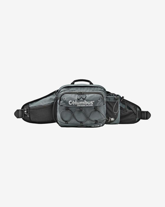 Riñonera hidratación Columbus Outdoor Ibaia 3L gris oscuro