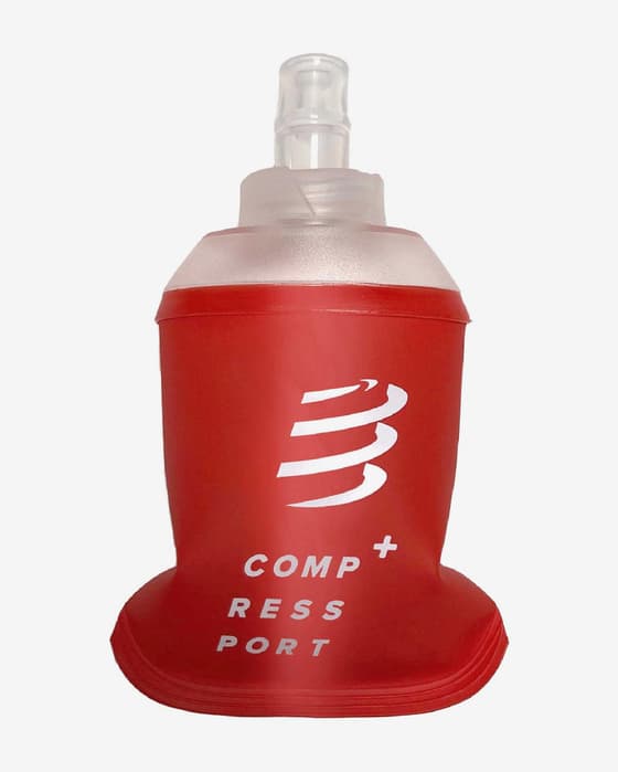 Bidón flexible Compressport ErgoFlask 150 ml rojo