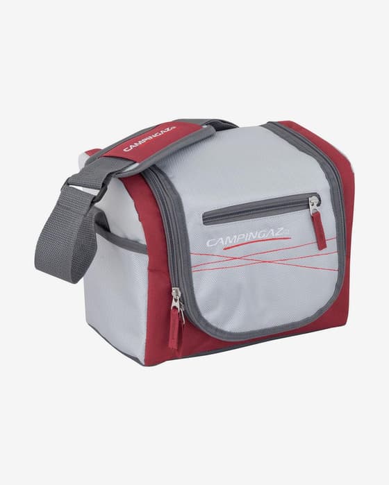Bolsa frigorífica Campingaz Urban Picnic Lunch Bag 7L + acumulador de frío rojo oscuro gris claro oscuro