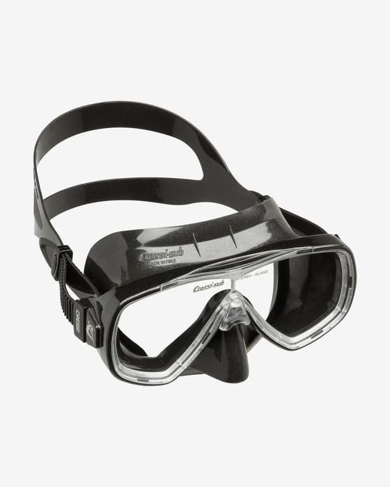 Máscara de buceo Cressi Onda negro con lentes transparentes