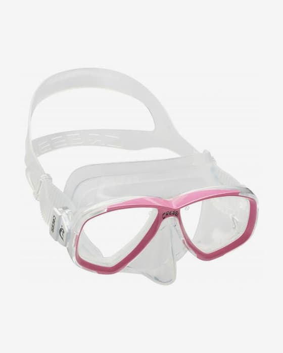 Cressi Perla Diving Goggles Pink with Clear Lenses