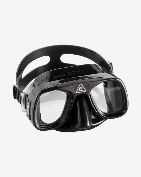 Cressi Superocchio Diving Goggles Black with Clear Lenses