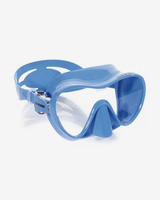 Cressi F1 Small Diving Mask Blue with Clear Lenses