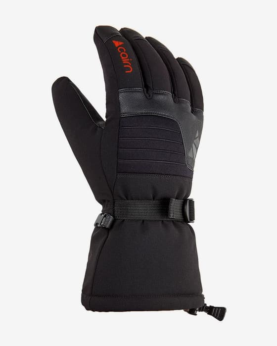 Guantes Cairn Olympus C-Tex PrimaLoft negro naranja