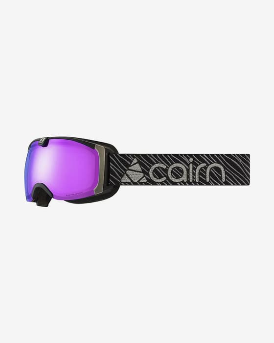 Máscara Cairn Pearl Evolight Next negro gris con lente Evolight fotocromática lila