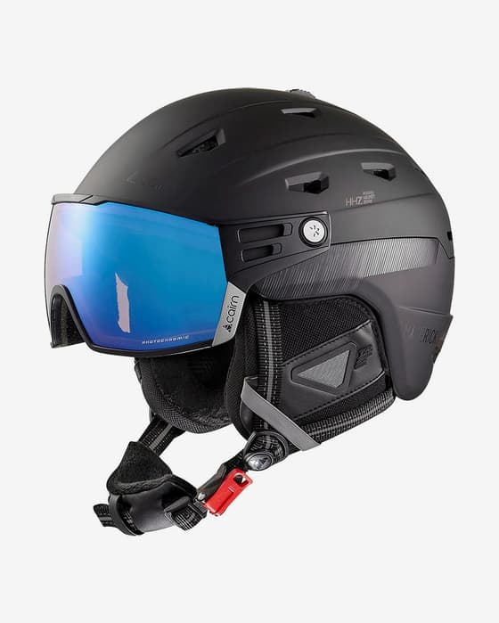Cairn Maverick Visor Helm schwarz mit blauem Evolight NXT Glas