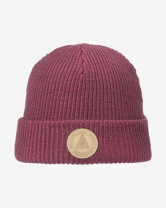 Gorro Cairn Eva violeta granate mujer
