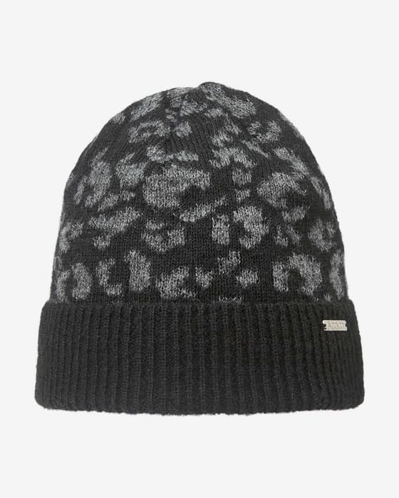 Gorro Cairn Sahana negro leopardo