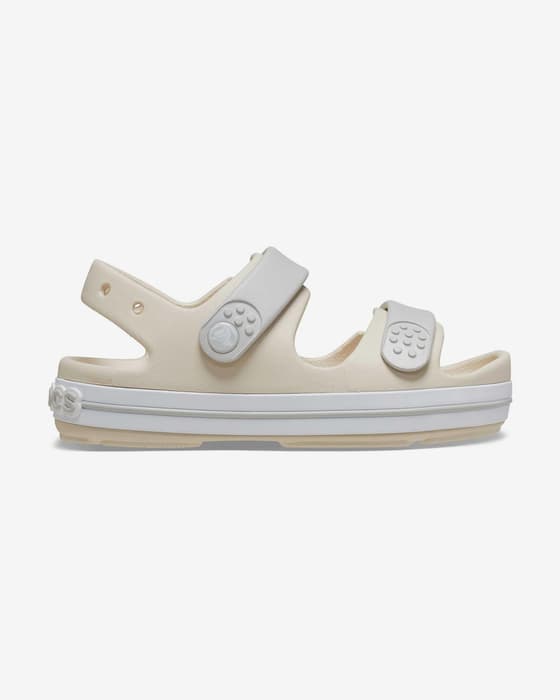 Sandali Crocs Crocband Cruiser beige bianco bambini