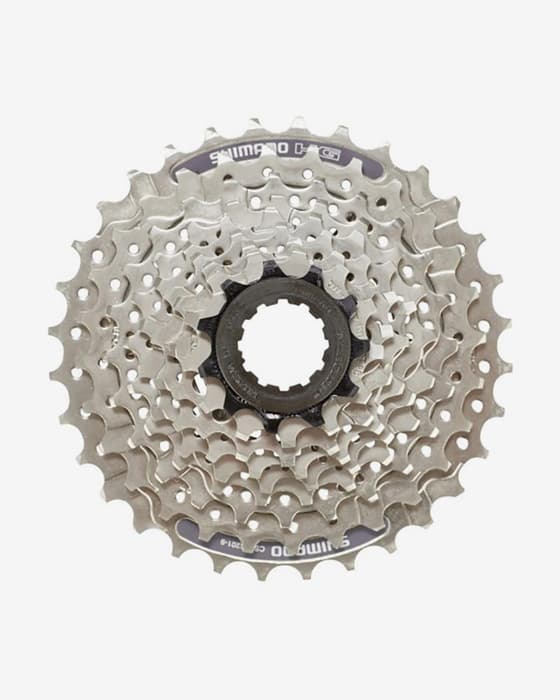 Pacco pignoni Shimano Altus HG201 9v 11/32 argento