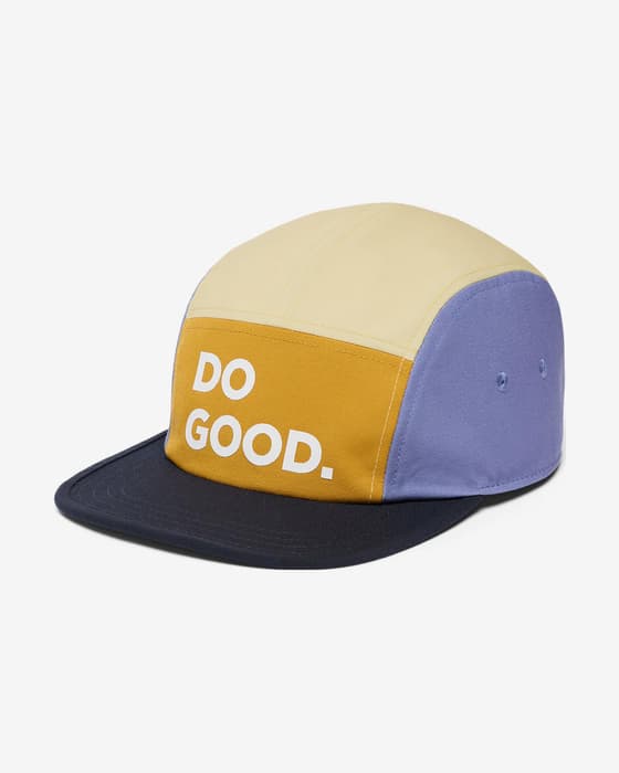 Gorra Cotopaxi Do Good 5-Panel amarillo violeta azul