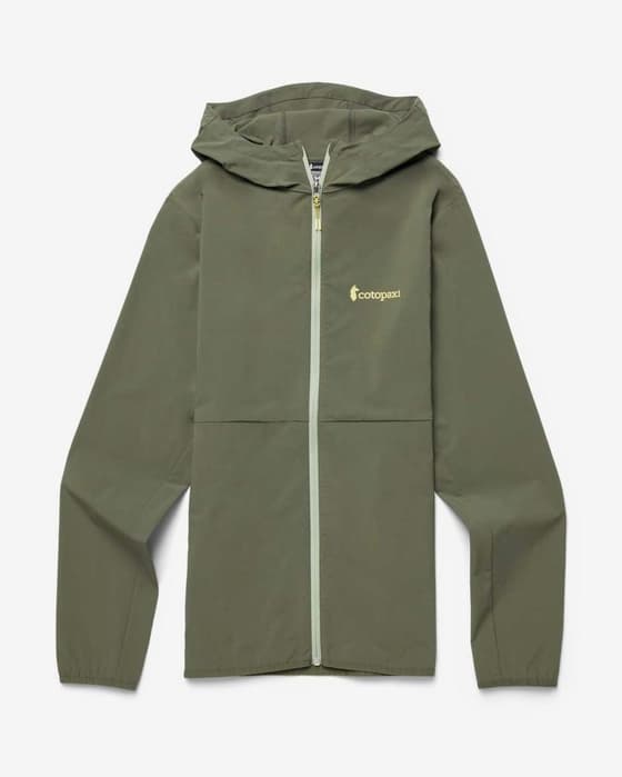 Chaqueta fina con capucha Cotopaxi Vuelta Performance verde pardo