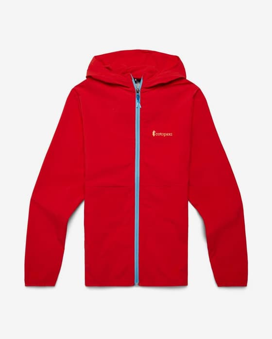 Chaqueta fina con capucha Cotopaxi Vuelta Performance rojo