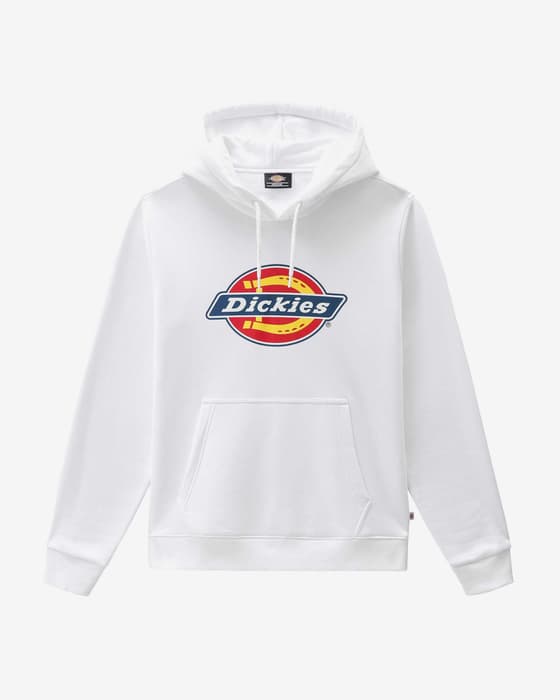 Sudadera con capucha Dickies Icon Logo blanco