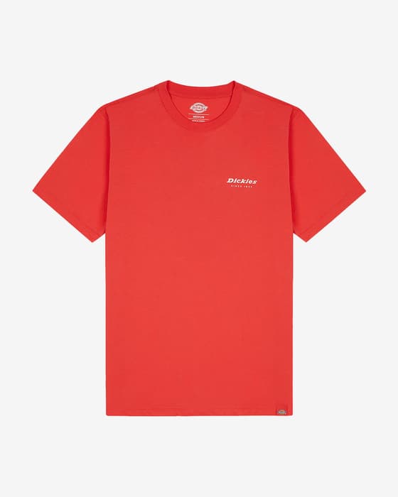 Camiseta Dickies Clackamas Box manga corta rojo