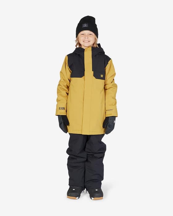 Chaqueta DC Shoes Haven 45K amarillo negro infantil