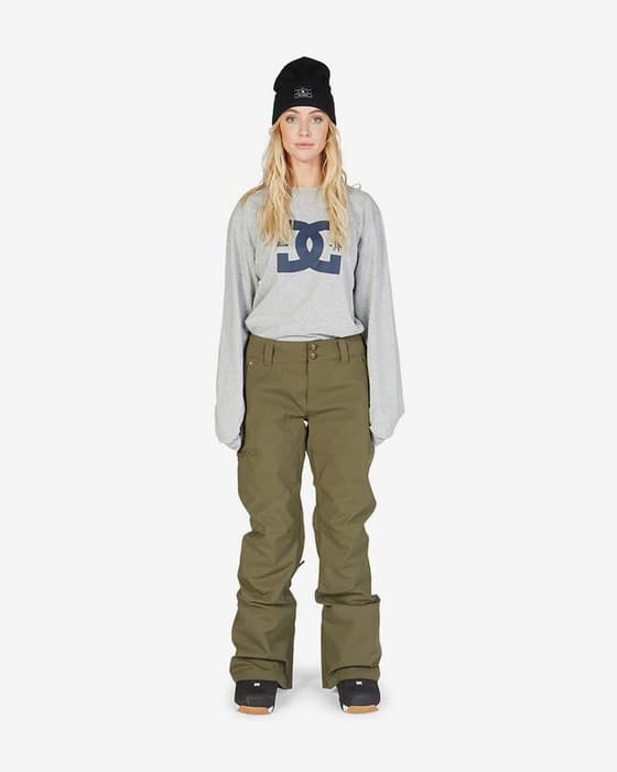 Pantalón largo DC Shoes Viva marrón mujer 