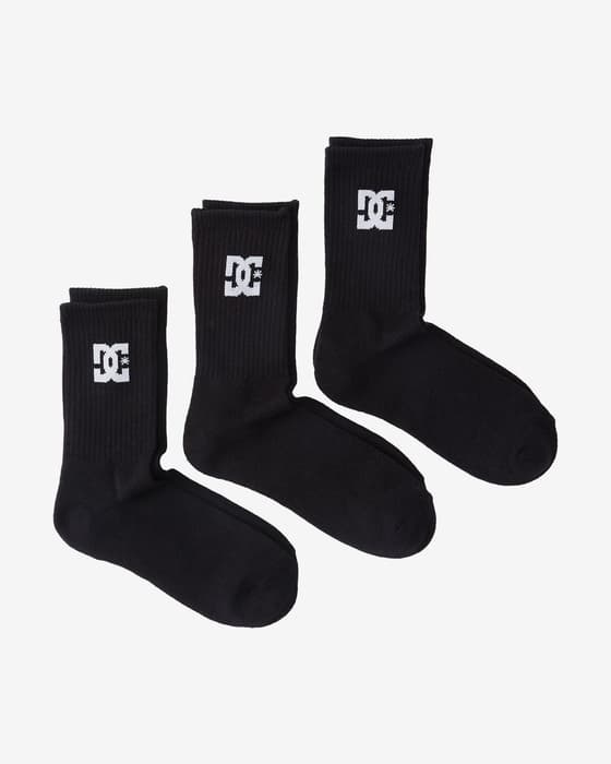 Calcetines DC Shoes Crew (3 pares) negro