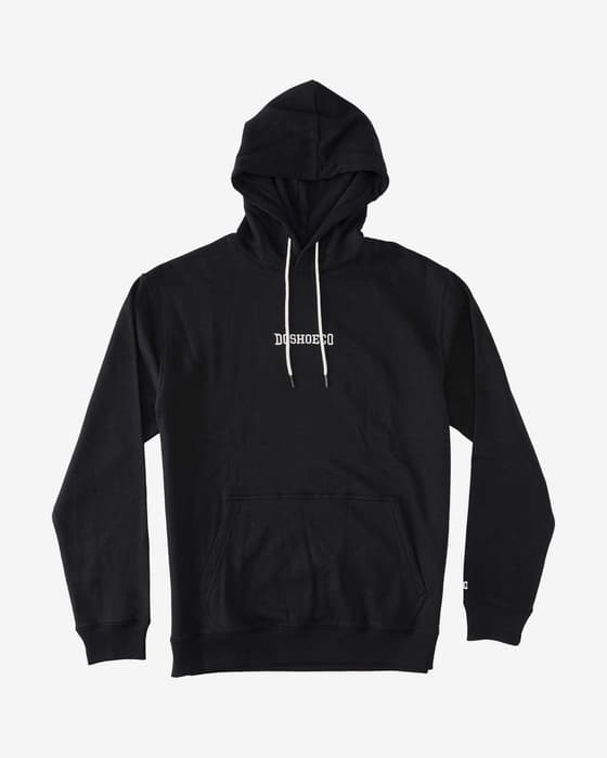 DC Shoes Baseline Hoodie Black White