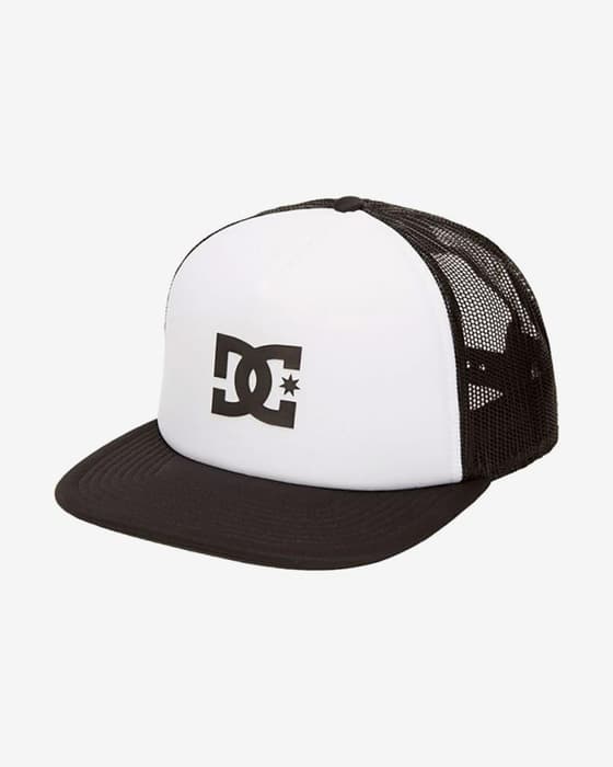 Gorra DC Shoes Gasstationtrkr blanco negro