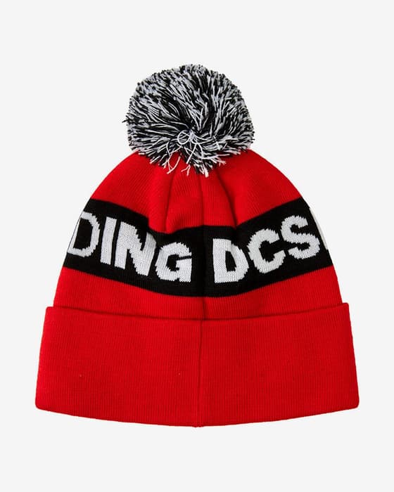Gorro DC Shoes Chester rojo negro