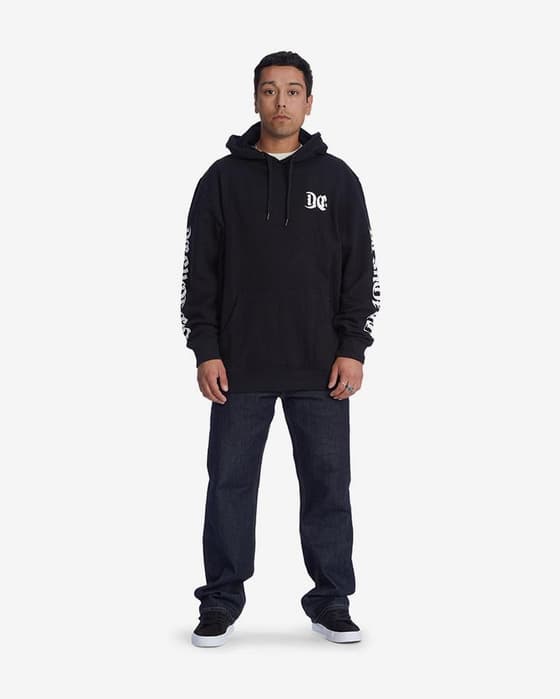 DC Shoes Command Hoodie Black White