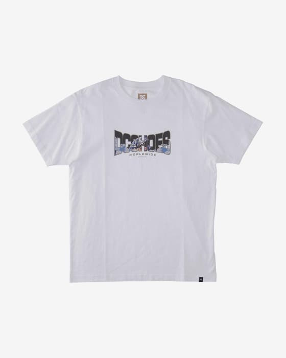 Camiseta DC Shoes Astro manga corta blanco puro
