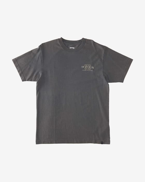 Camiseta DC Shoes High Rise manga corta gris oscuro