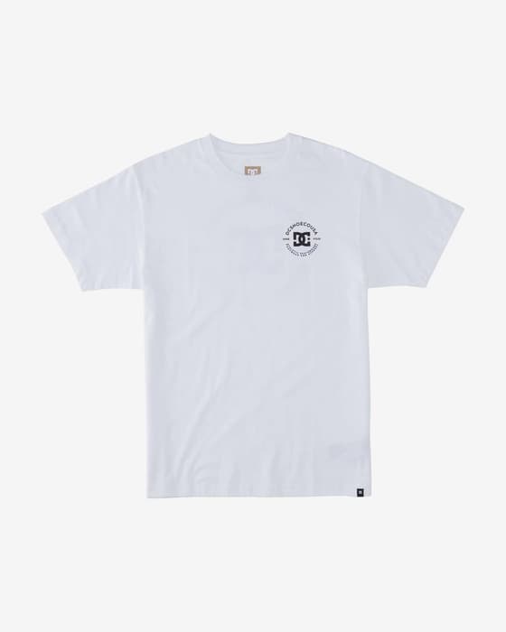 Camiseta DC Shoes Pilot manga corta blanco negro
