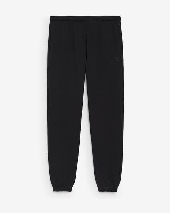 Pantalón largo Diadora Brushed Cuff negro mujer