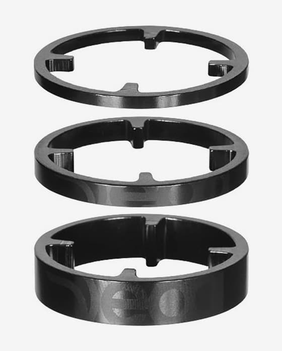 Kit de espaciadores Deda HSS 46 mm aluminio negro