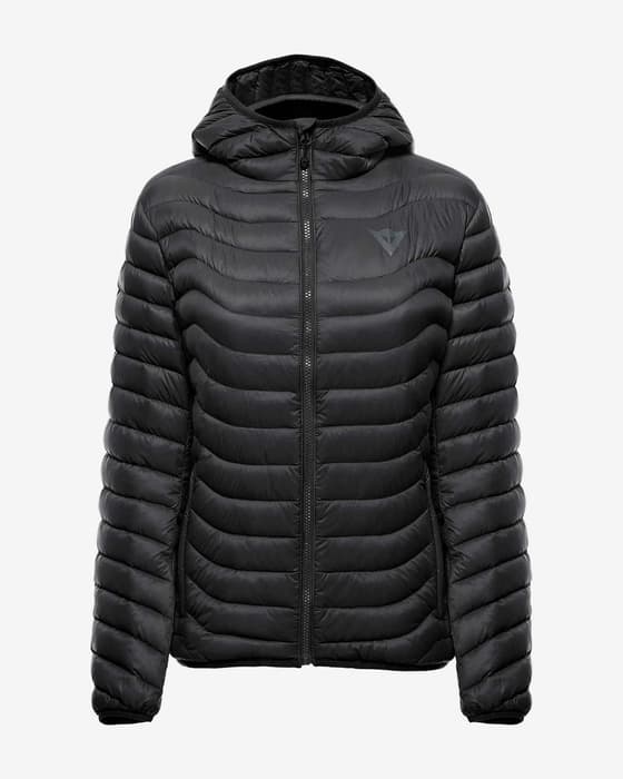 Chaqueta con capucha Dainese Light Down negro mujer