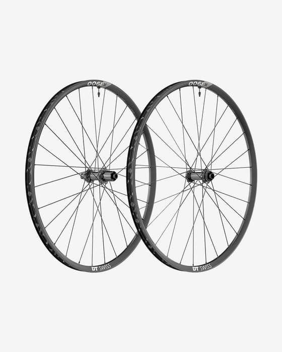 Conjunto de rodas DT Swiss MTB X 1900 Spline 25 mm 29' Disc Center Lock Eixo dianteiro 15x110 mm - Traseiro 12x148 mm BOOST preto