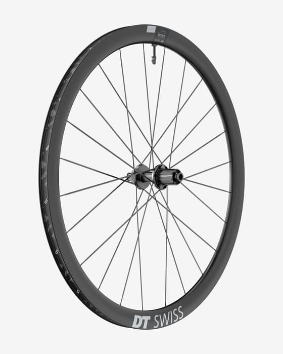 Roda traseira DT Swiss ARC 1400 Dicut 38 mm Disc Center Lock Eixo passante 12x142 mm